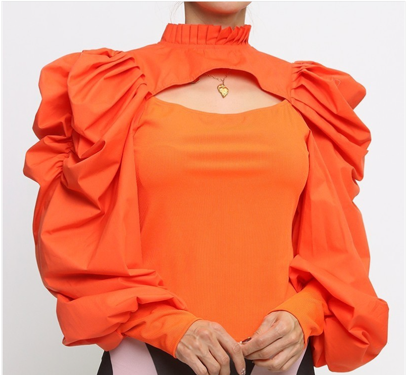 Orange Dream Blouse - shopaleeboutique