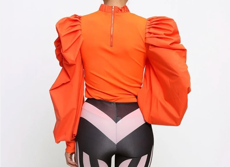 Orange Dream Blouse - shopaleeboutique